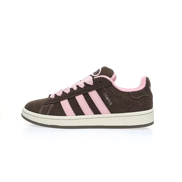 【纯原】adidas originals CAMPUS 00S SHOES 经典运动滑板鞋-面包鞋-摩卡深棕粉