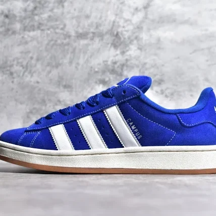 【纯原】adidas originals CAMPUS 00S SHOES 经典运动滑板鞋-面包鞋-蓝白