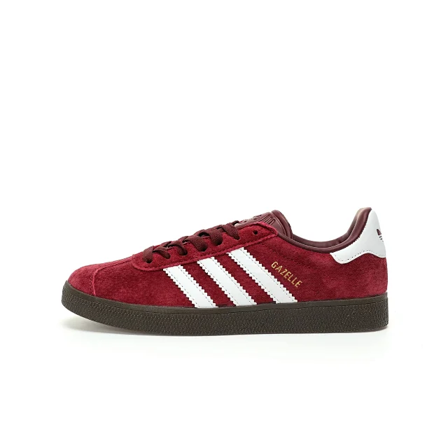 【纯原】adidas originals GAZEELLE -百搭德训风-低帮-休闲运动板鞋-酒红白